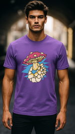 Men's Mushroom Streetwear Classic Fit T-shirt