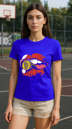 Women's Bullet Lips Streetwear Classic Fit T-shirt