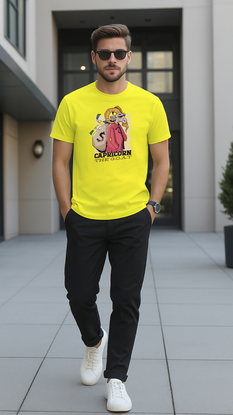 Men's Capricorn Streetwear Classic Fit T-shirt
