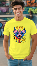 Men's Bat Gate Streetwear Classic Fit T-shirt