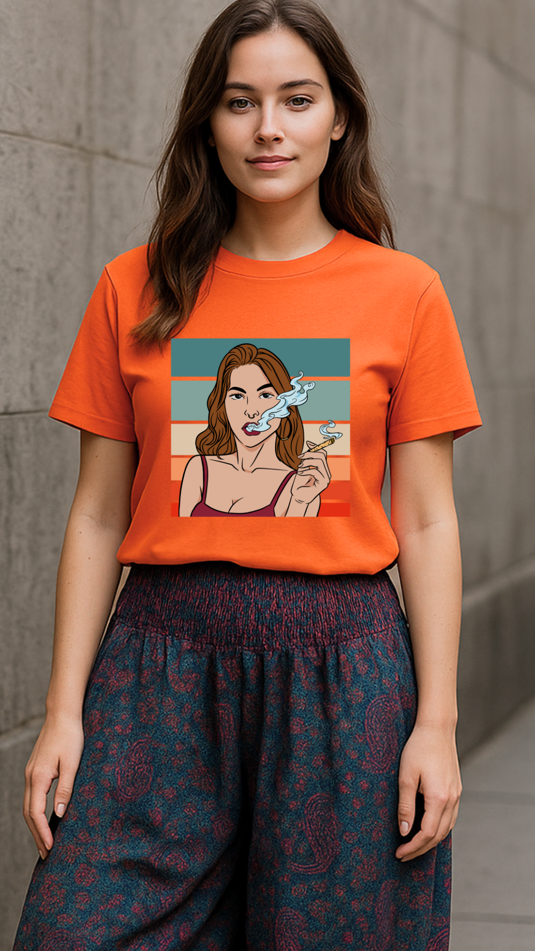 Women's Smoker Acid & Punk Classic Fit T-shirt