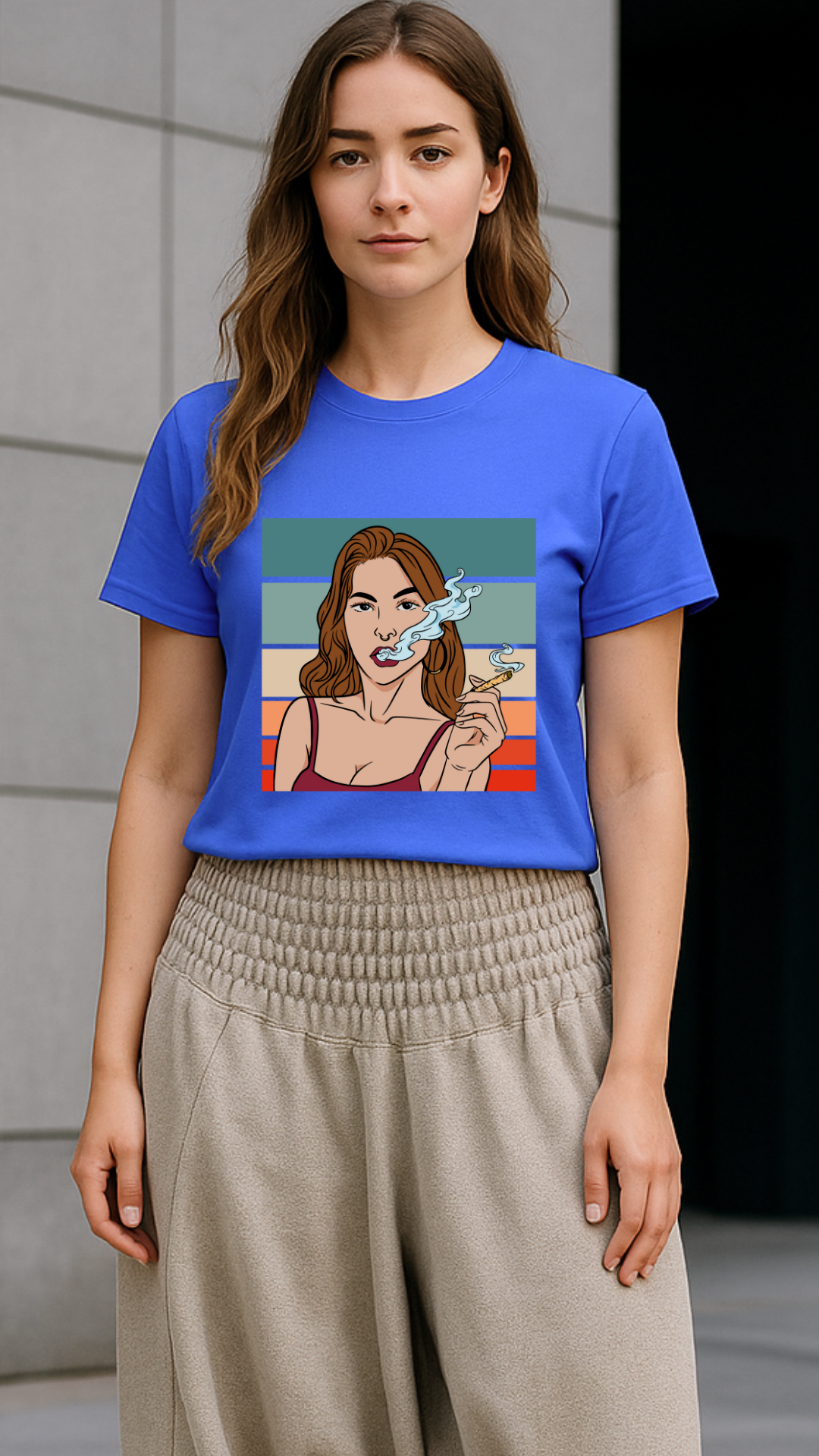 Women's Smoker Acid & Punk Classic Fit T-shirt