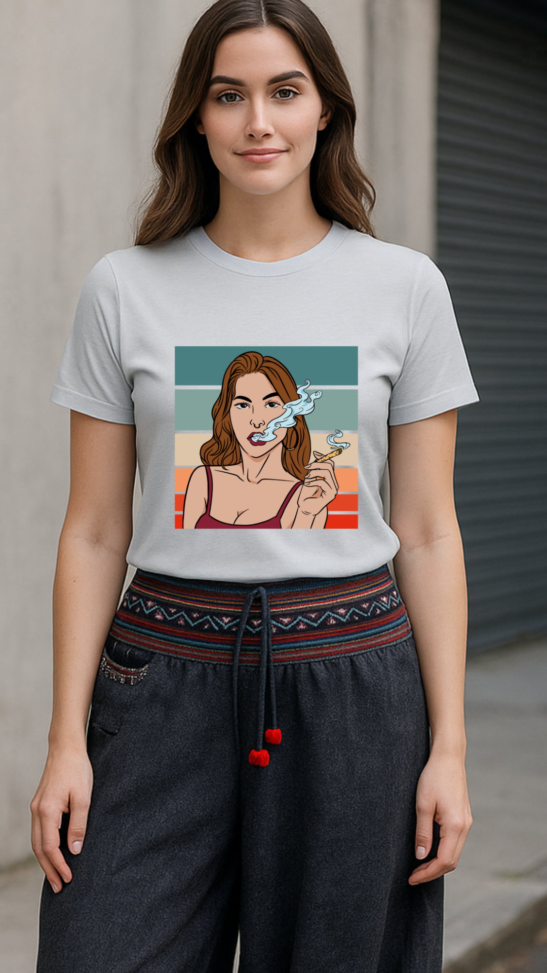 Women's Smoker Acid & Punk Classic Fit T-shirt