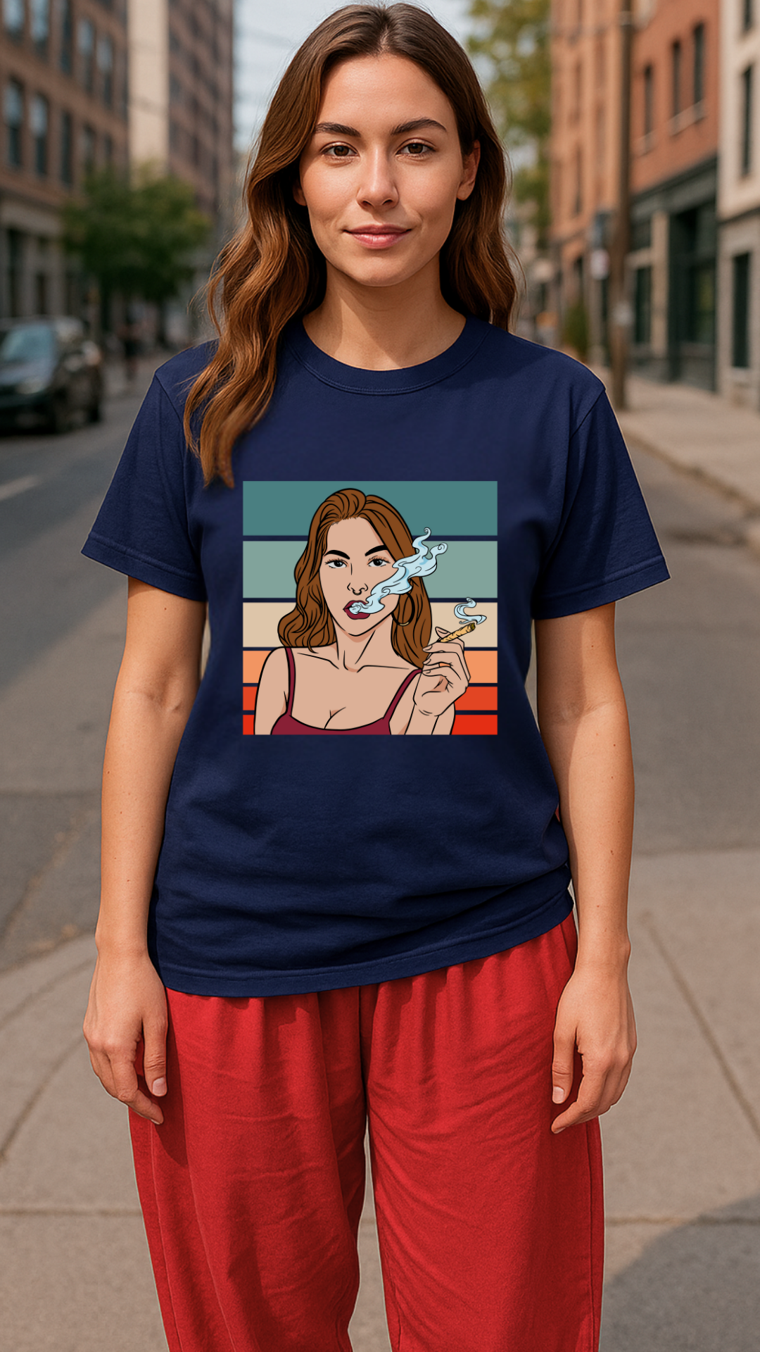 Women's Smoker Acid & Punk Classic Fit T-shirt
