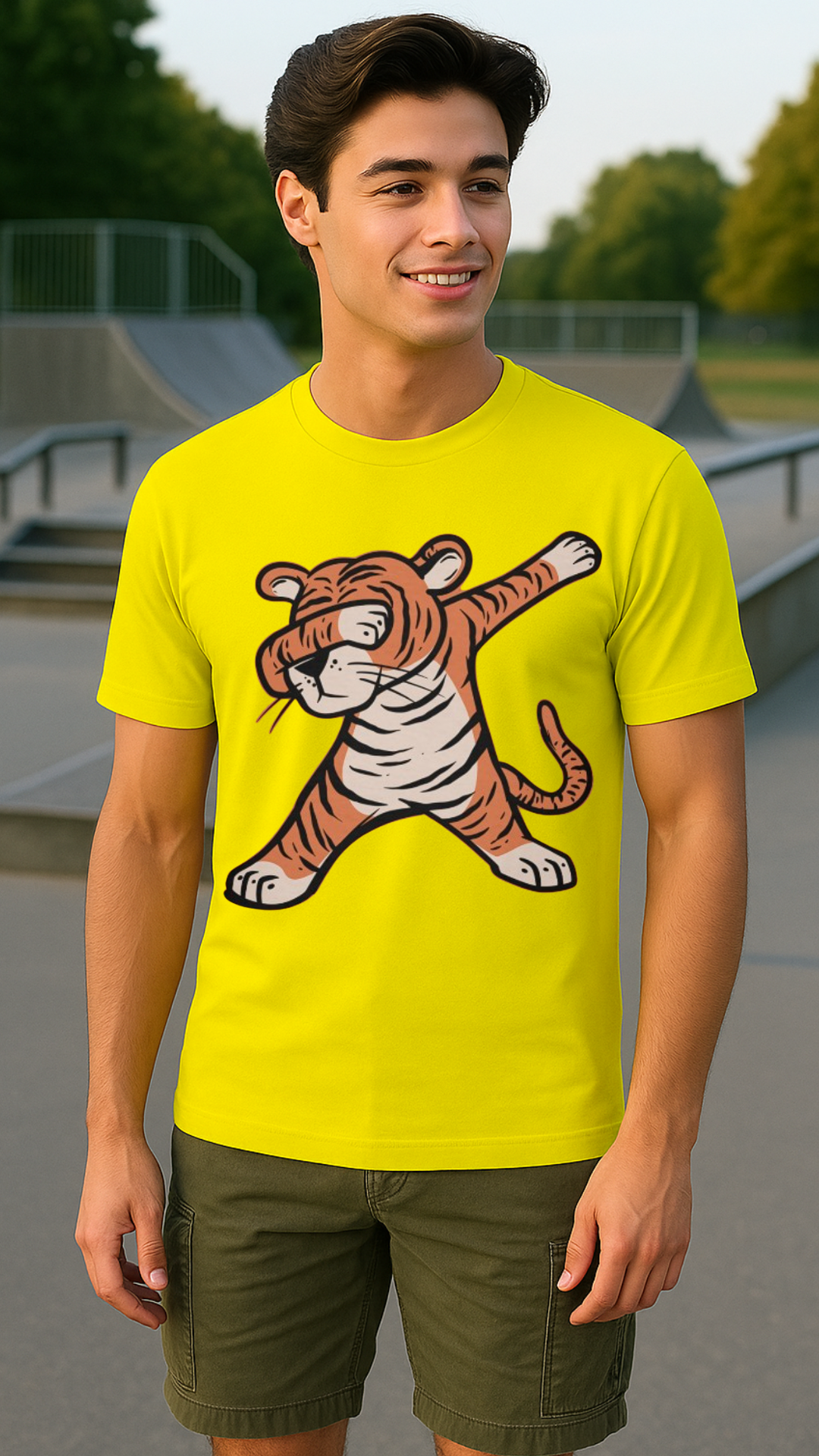 Men's Sawage Tiger Streetwear Classic Fit T-shirt