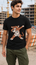 Men's Sawage Tiger Streetwear Classic Fit T-shirt