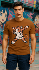 Men's Sawage Tiger Streetwear Classic Fit T-shirt