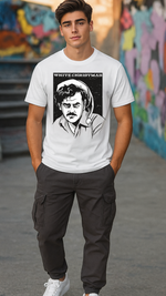Men's White Christmas Streetwear Classic Fit T-shirt