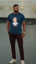 Men's Rick and Morty Streetwear Classic Fit T-shirt
