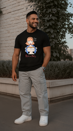 Men's Rick and Morty Streetwear Classic Fit T-shirt