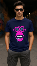 Men's Hypno Monkey Streetwear Classic Fit T-shirt