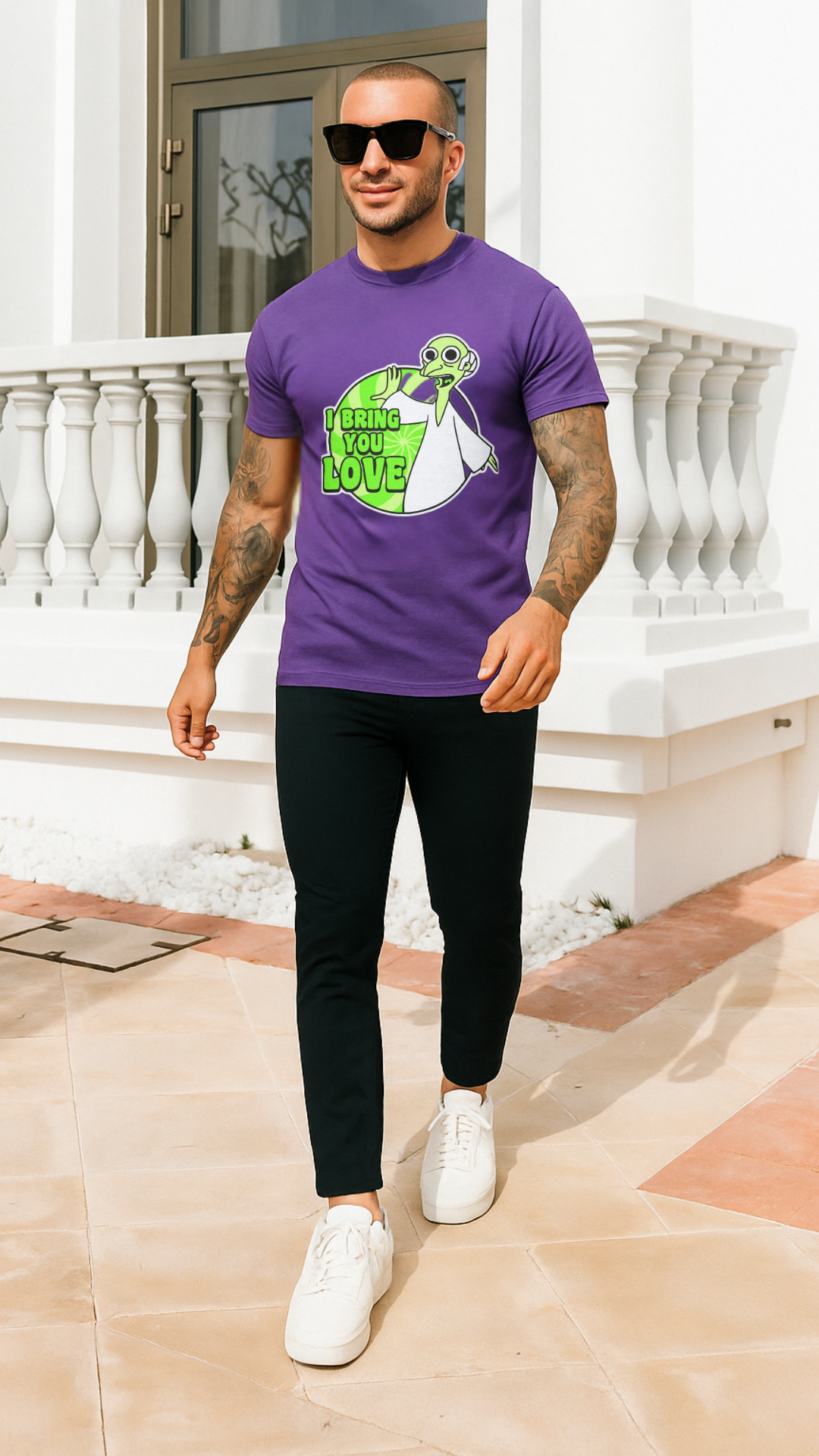 Men's I Bring You Love Streetwear Classic Fit T-shirt