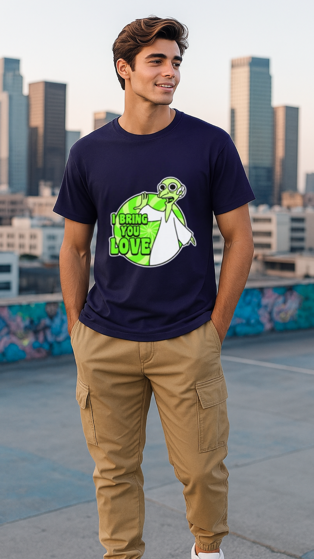 Men's I Bring You Love Streetwear Classic Fit T-shirt