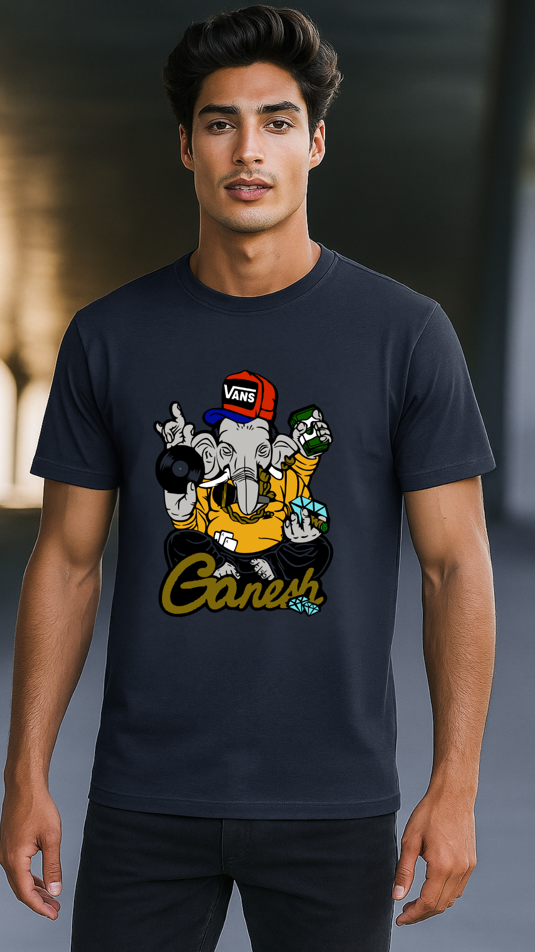 Men's Ganesh Streetwear Classic Fit T-shirt
