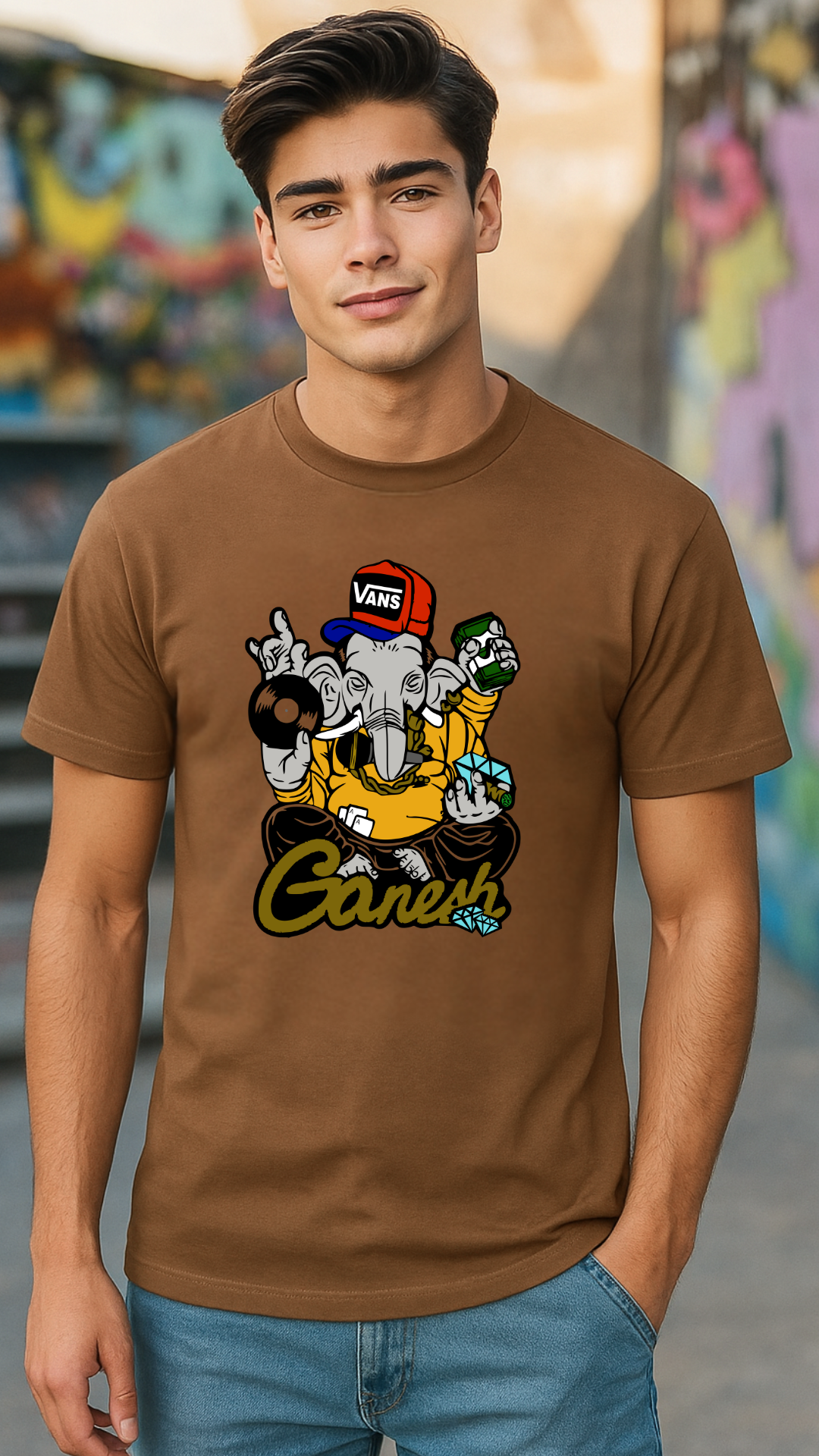 Men's Ganesh Streetwear Classic Fit T-shirt