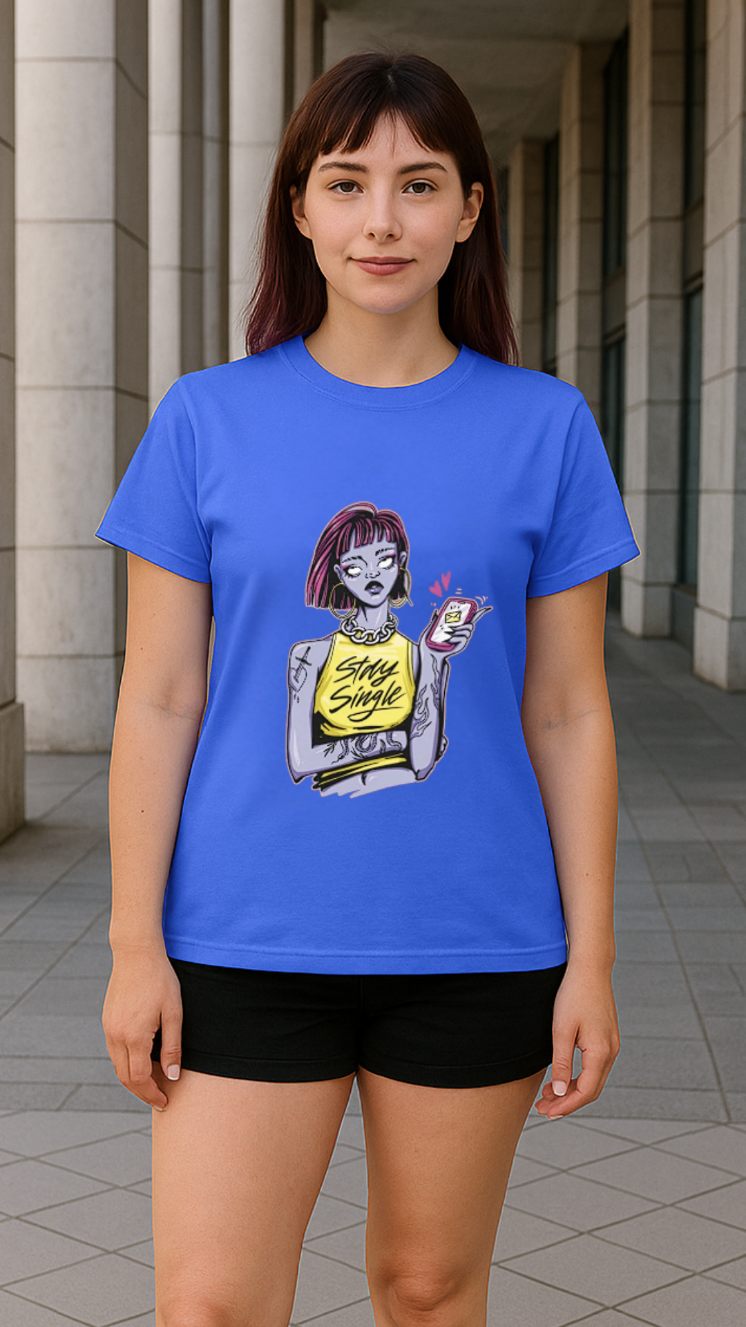 Women's Stay Single Streetwear Classic Fit T-shirt