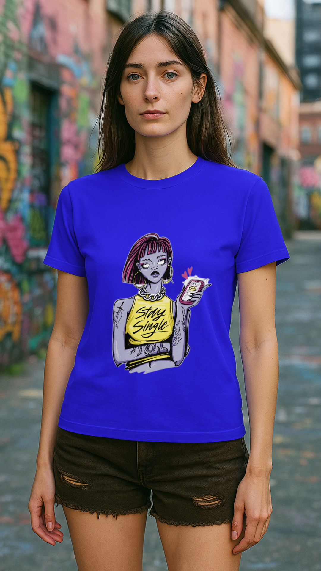 Women's Stay Single Streetwear Classic Fit T-shirt