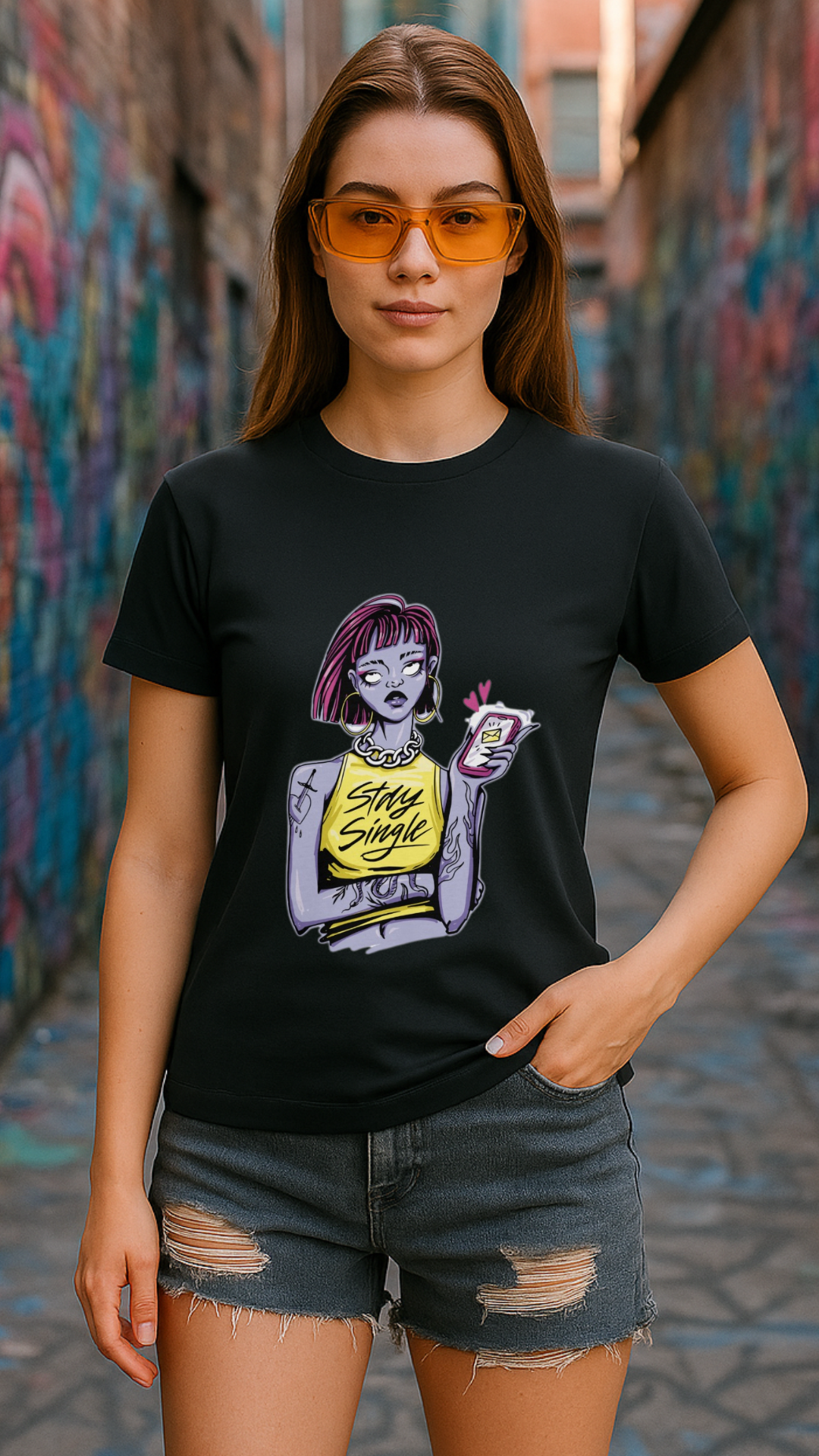 Women's Stay Single Streetwear Classic Fit T-shirt