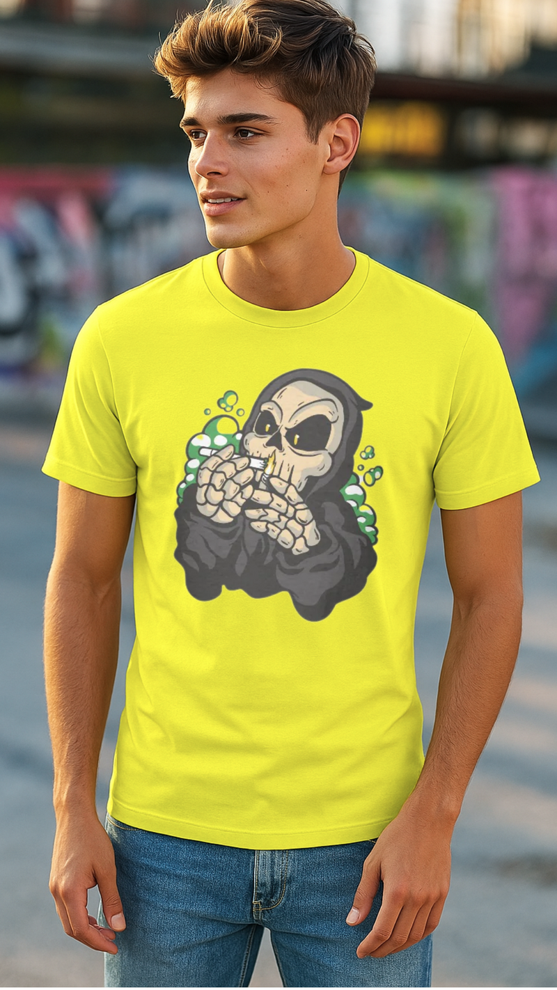 Men's Smoking Death Streetwear Classic Fit T-shirt