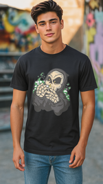 Men's Smoking Death Streetwear Classic Fit T-shirt