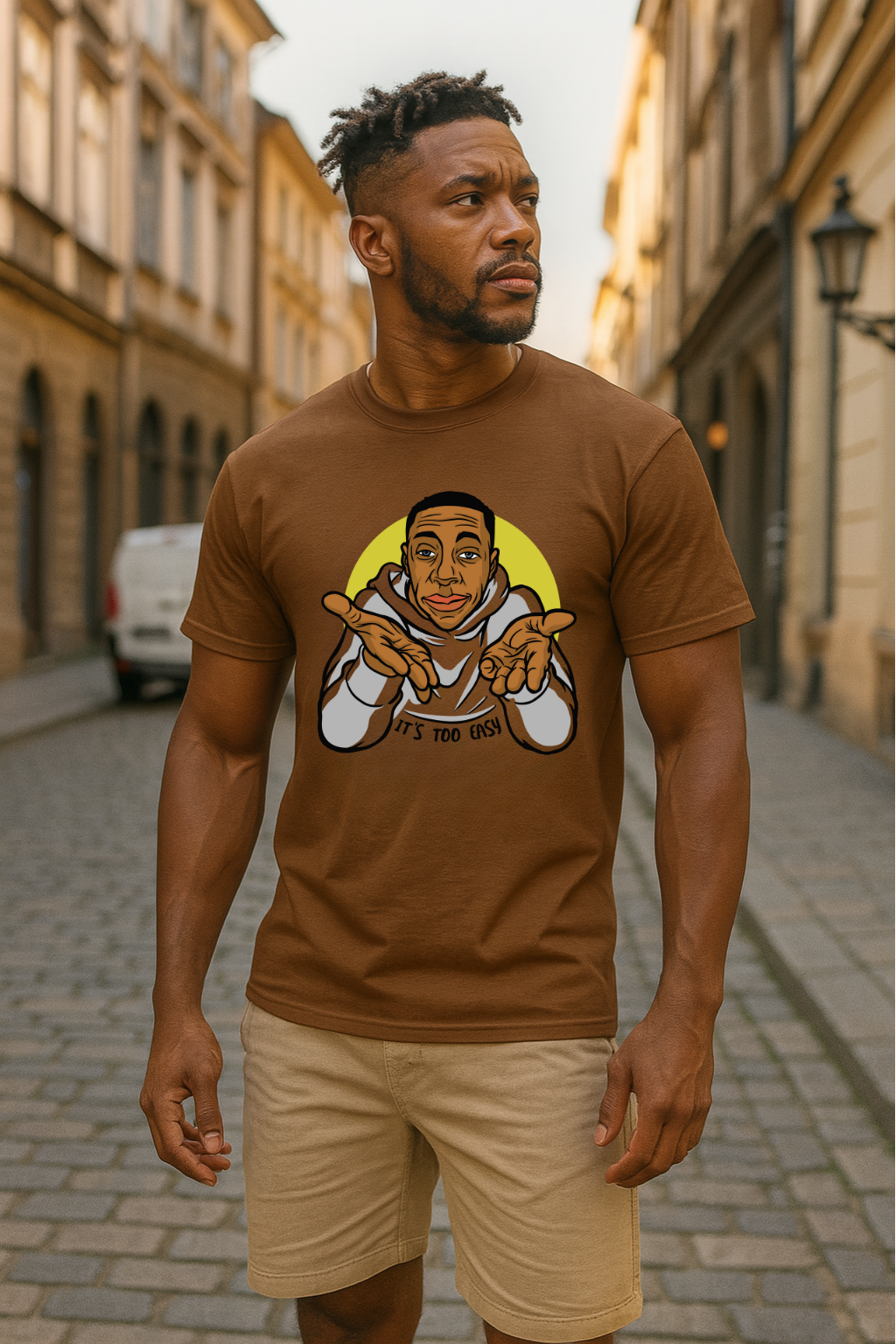 Men's It's Too Easy Streetwear Classic Fit T-shirt
