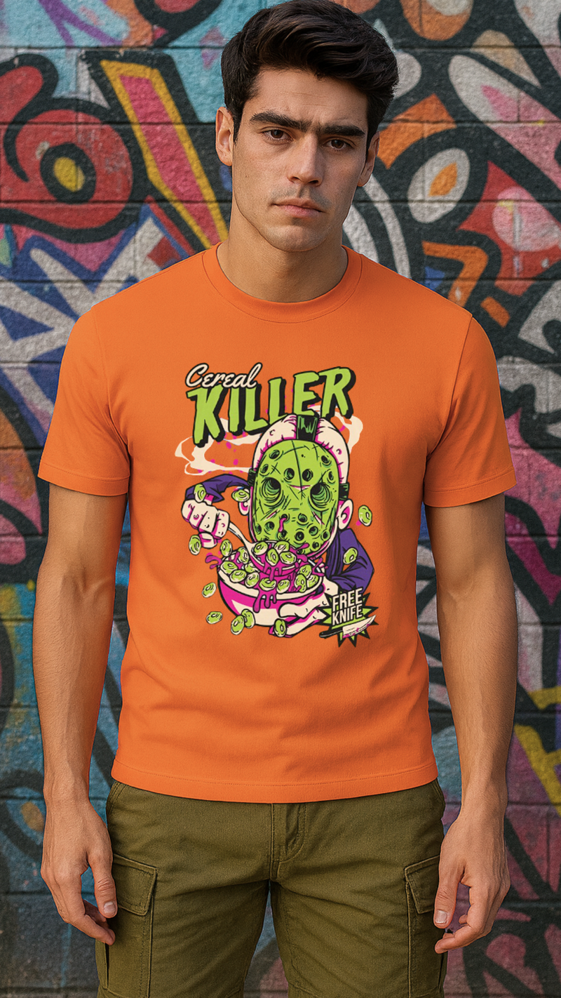 Men's Cereal Killer Streetwear Classic Fit T-shirt
