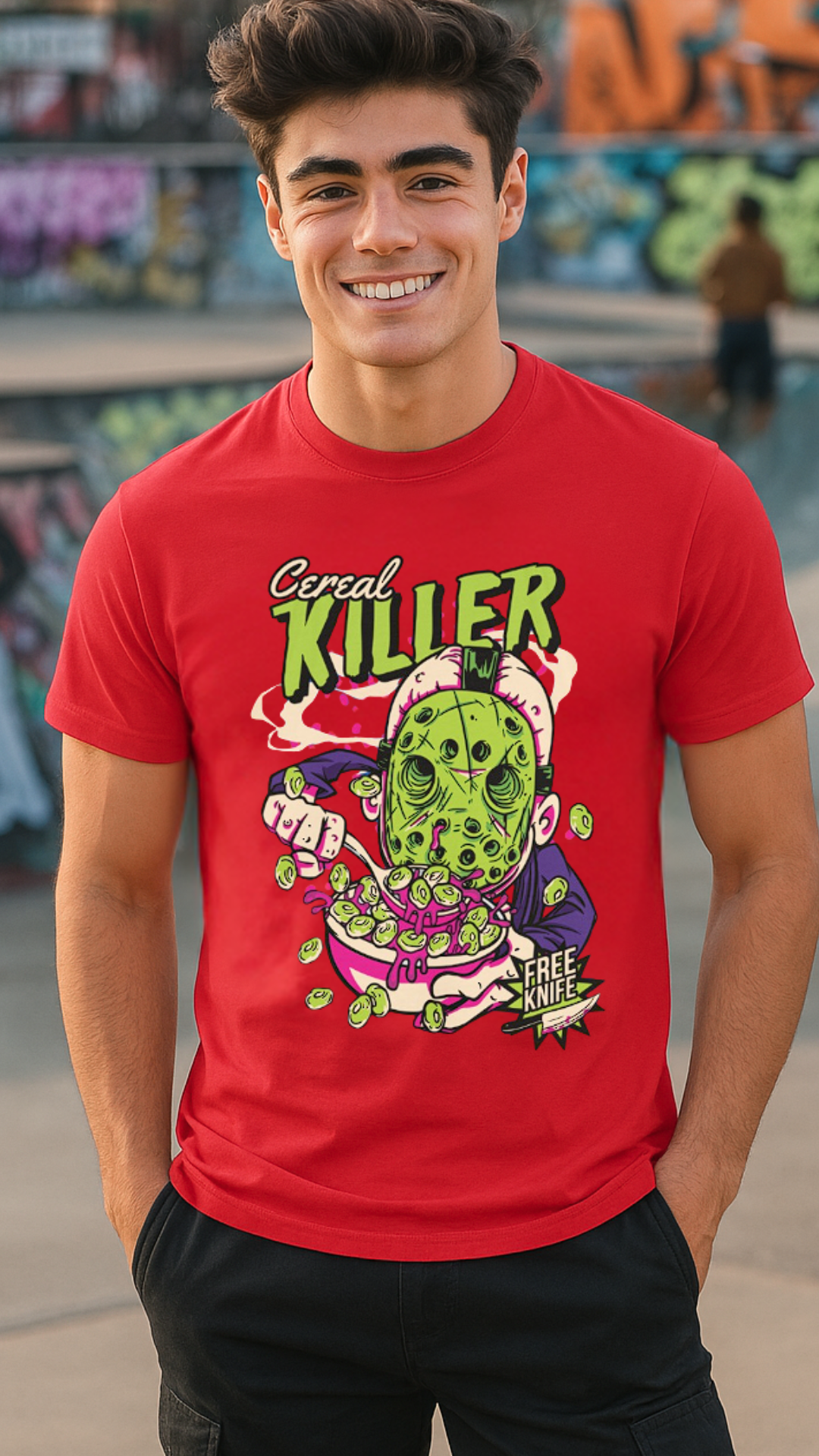 Men's Cereal Killer Streetwear Classic Fit T-shirt