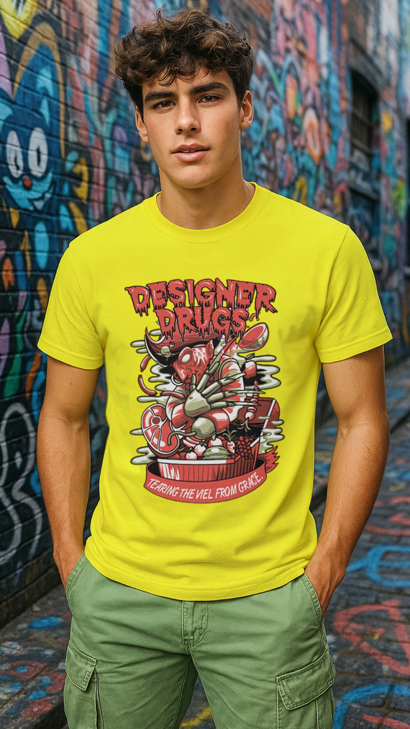 Men's Designer Drugs Streetwear Classic Fit T-shirt