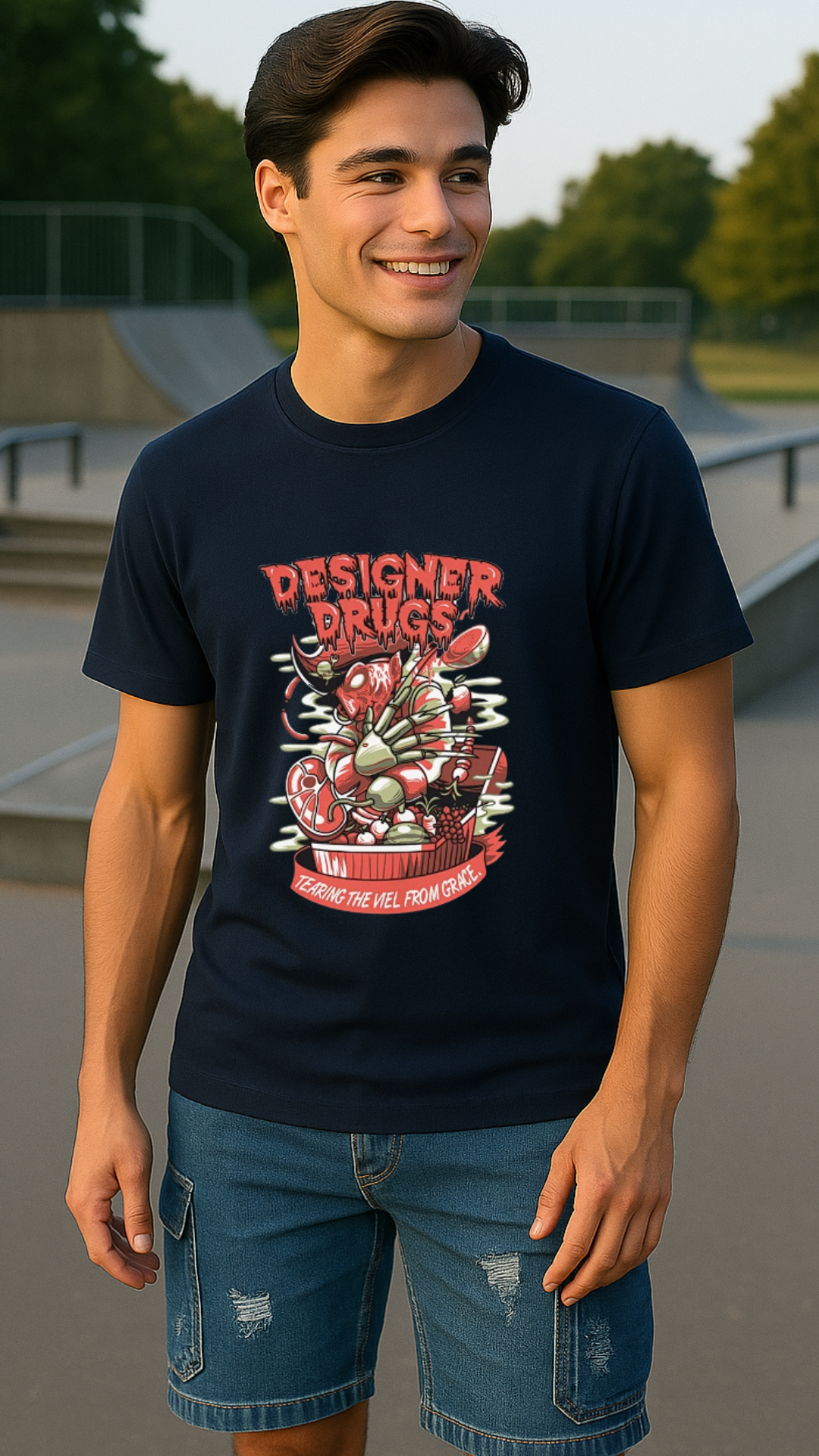 Men's Designer Drugs Streetwear Classic Fit T-shirt