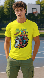 Men's Slide Streetwear Classic Fit T-shirt