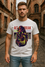 Men's Act Break Streetwear Classic Fit T-shirt