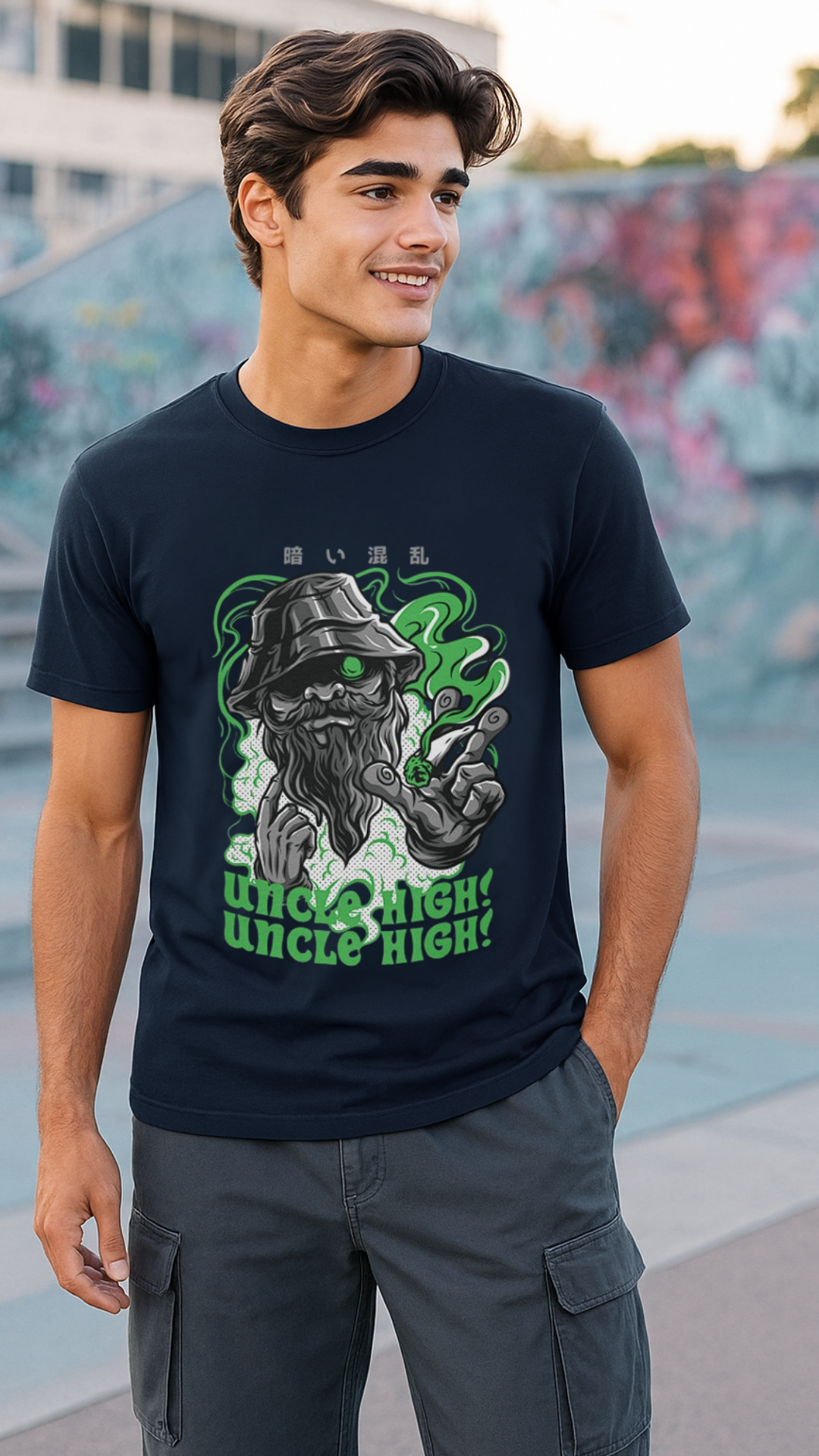 Men's Uncle High Streetwear Classic Fit T-shirt