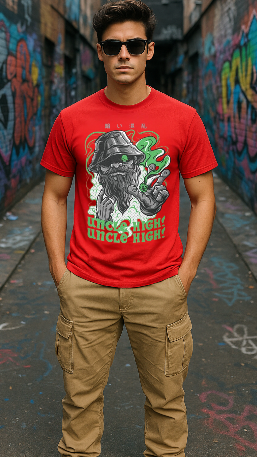Men's Uncle High Streetwear Classic Fit T-shirt