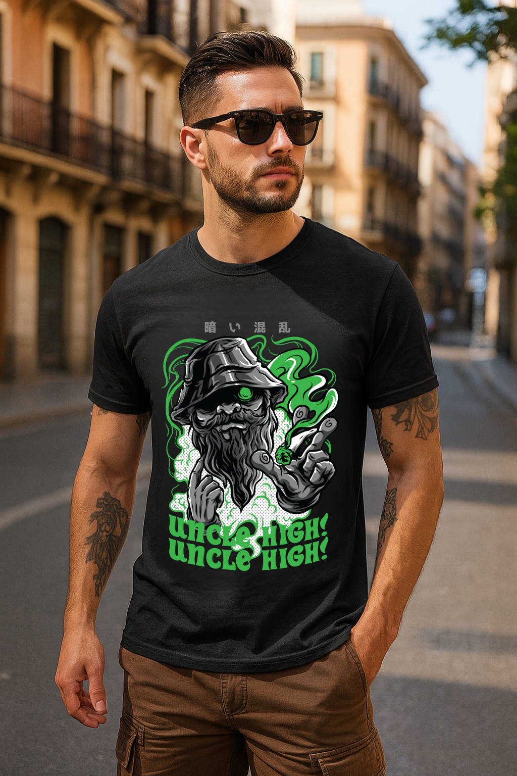Men's Uncle High Streetwear Classic Fit T-shirt