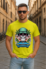 Men's Skull Rider Streetwear Classic Fit T-shirt