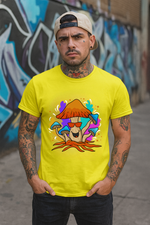 Men's Happy Mushroom Streetwear Classic Fit T-shirt