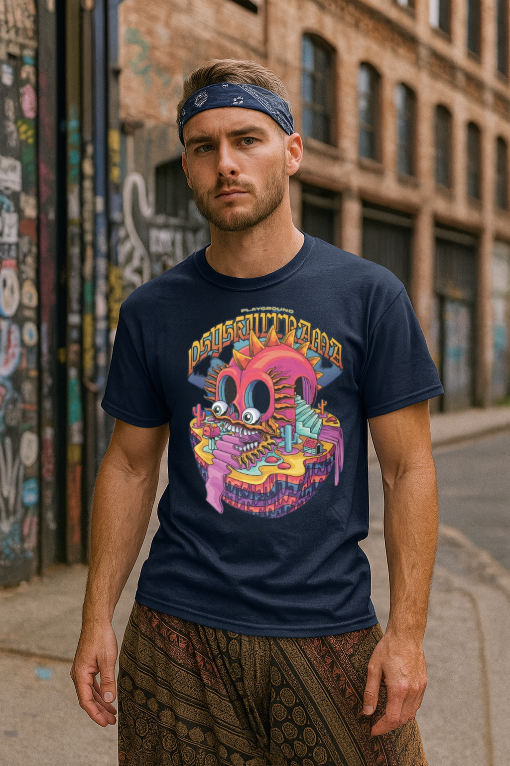 Men's Playground Streetwear Classic Fit T-shirt