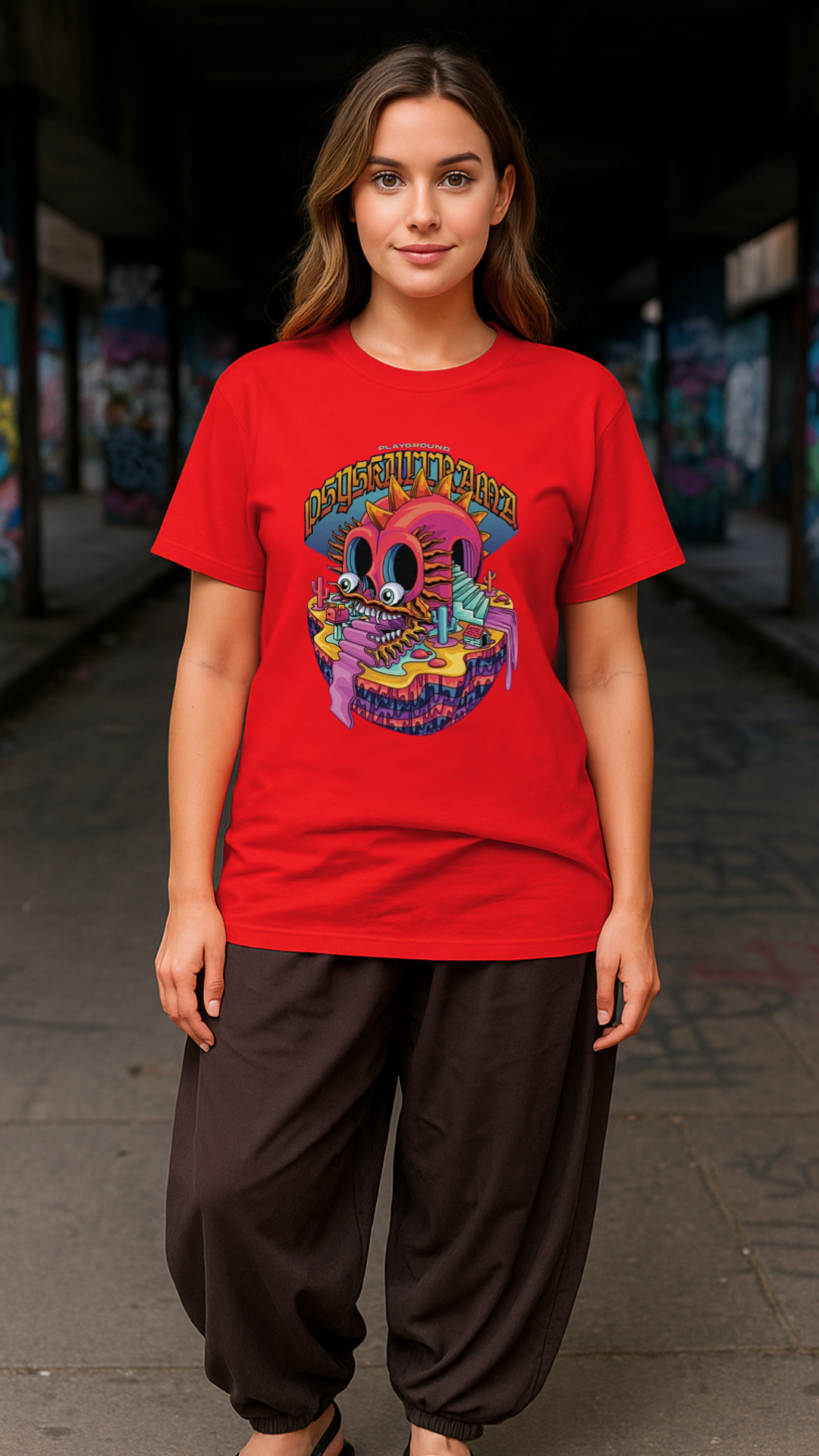 Women's Playground Acid & Punk Classic Fit T-shirt