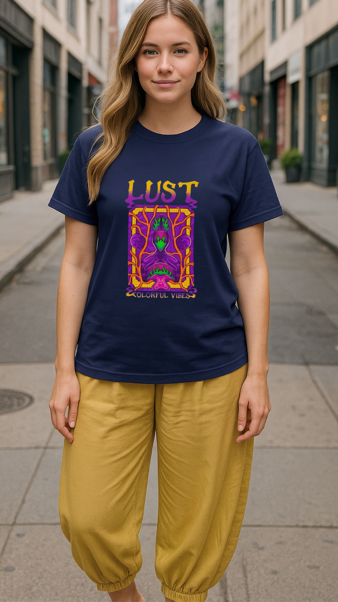 Women's Lust Acid & Punk Classic Fit T-shirt