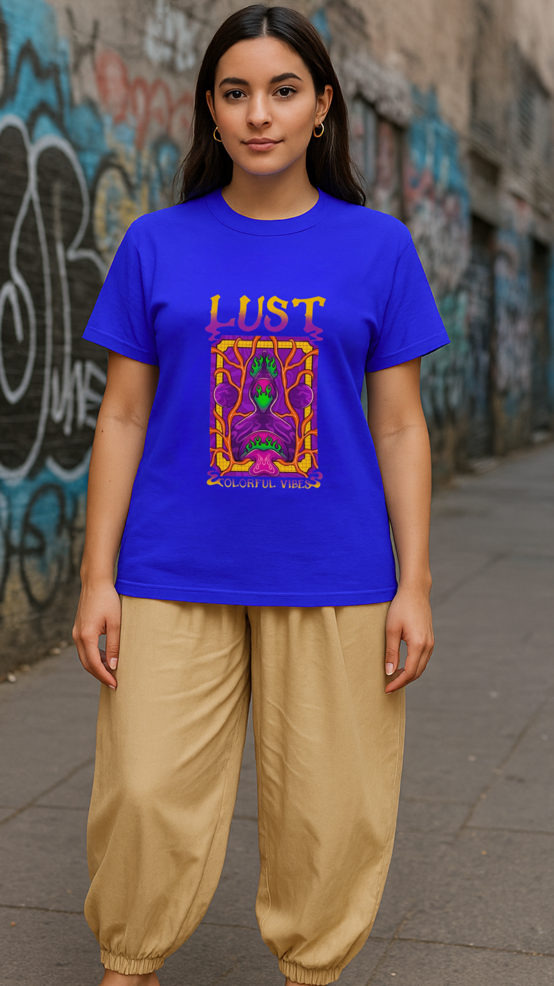 Women's Lust Acid & Punk Classic Fit T-shirt