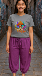 Women's Happy Mushroom Acid & Punk Classic Fit T-shirt