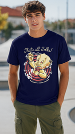 Men's That's All Folks Streetwear Classic Fit T-shirt