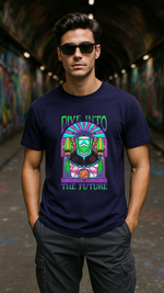 Men's Dive Into The Future Streetwear Classic Fit T-shirt