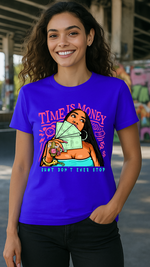 Women's Time is Money Only Streetwear Classic Fit T-shirt