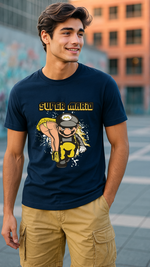 Men's Super Mario Carry Girl Streetwear Classic Fit T-shirt