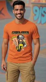 Men's Super Mario Carry Girl Streetwear Classic Fit T-shirt