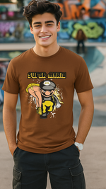 Men's Super Mario Carry Girl Streetwear Classic Fit T-shirt