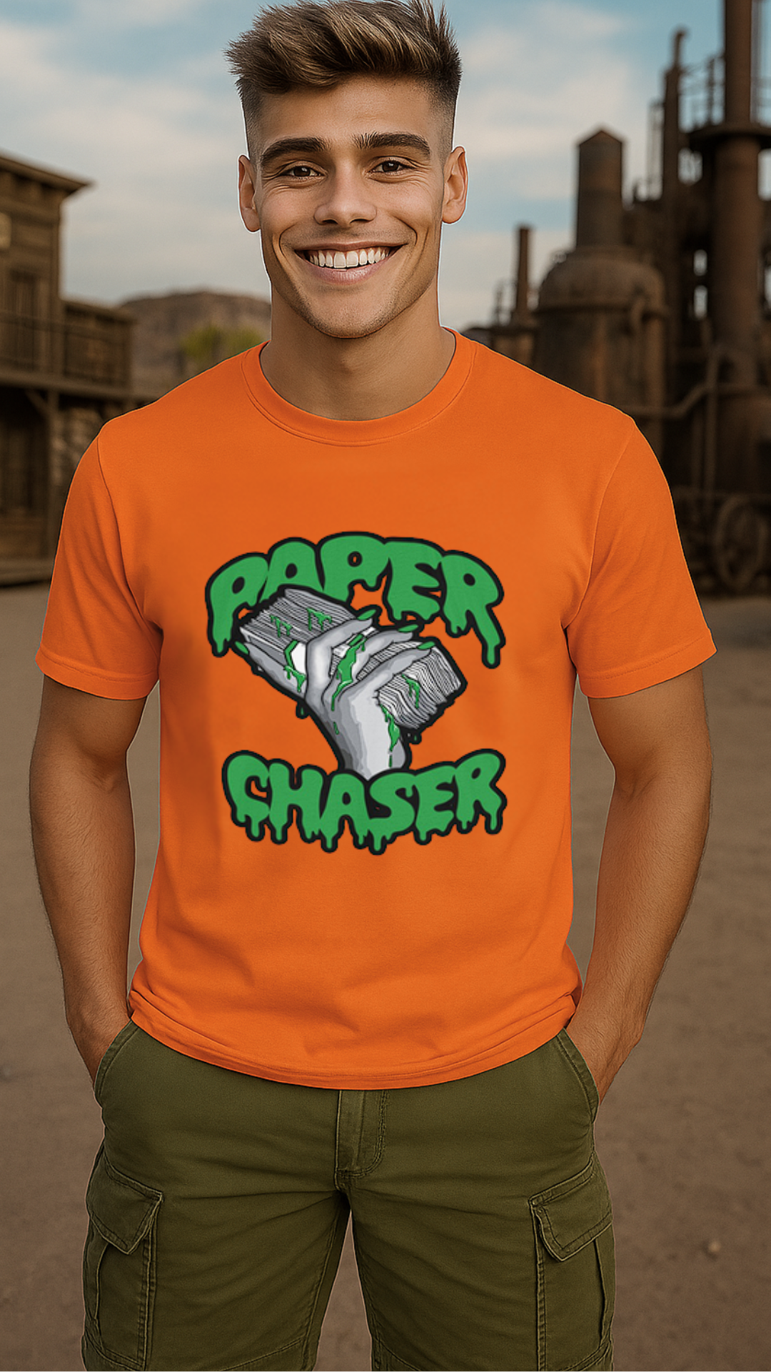 Men's Paper Chaser Streetwear Classic Fit T-shirt