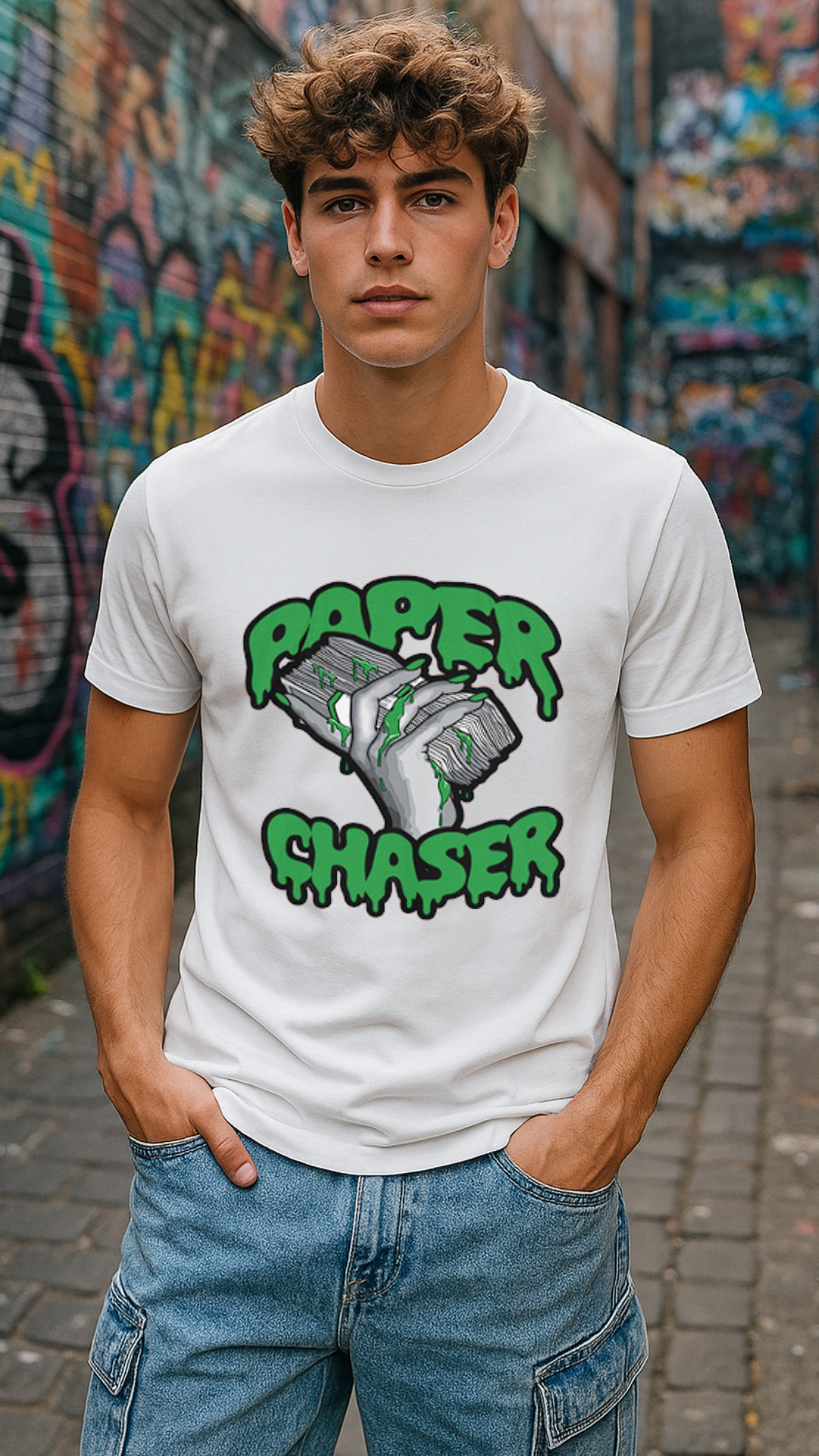 Men's Paper Chaser Streetwear Classic Fit T-shirt
