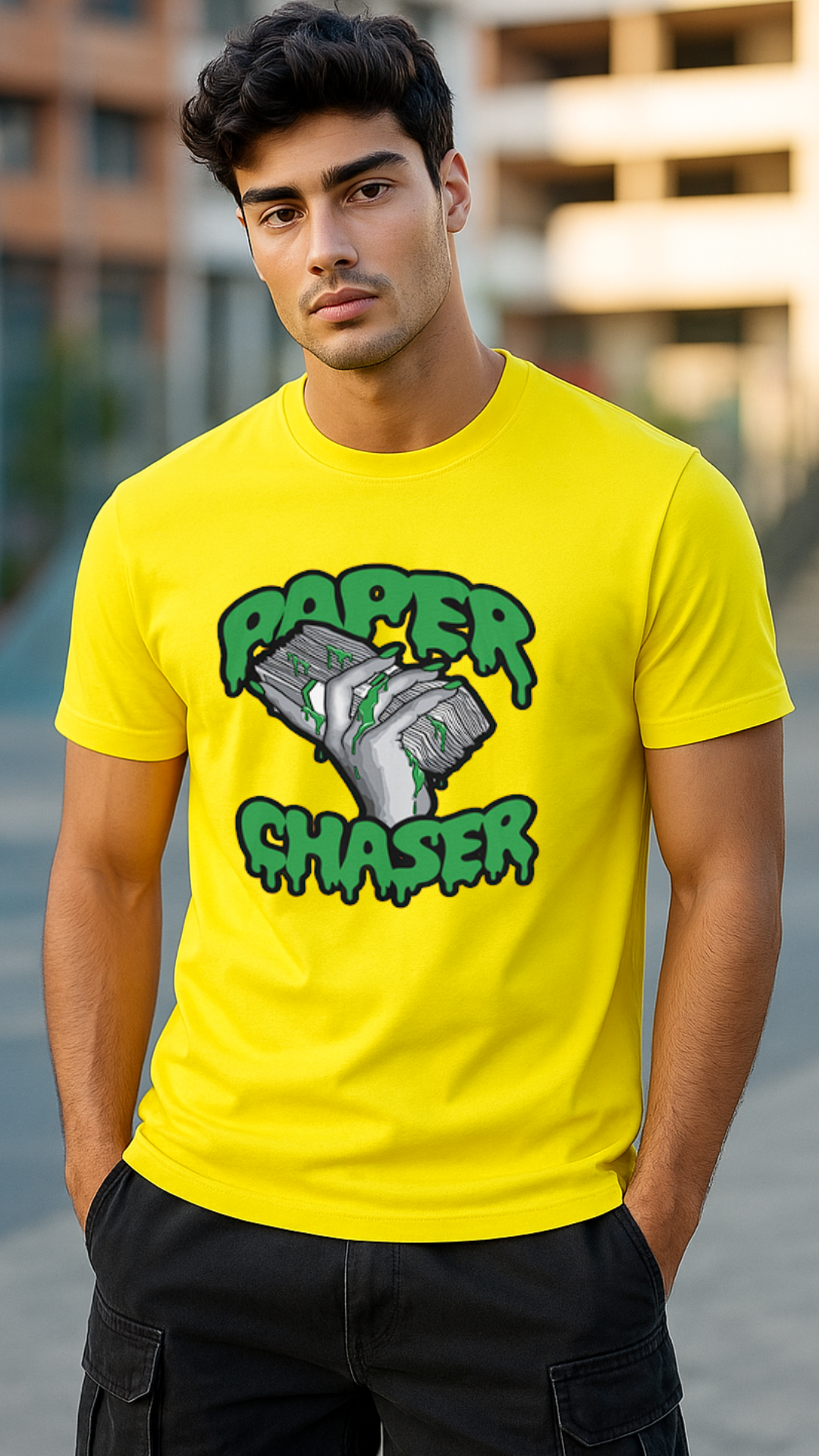 Men's Paper Chaser Streetwear Classic Fit T-shirt